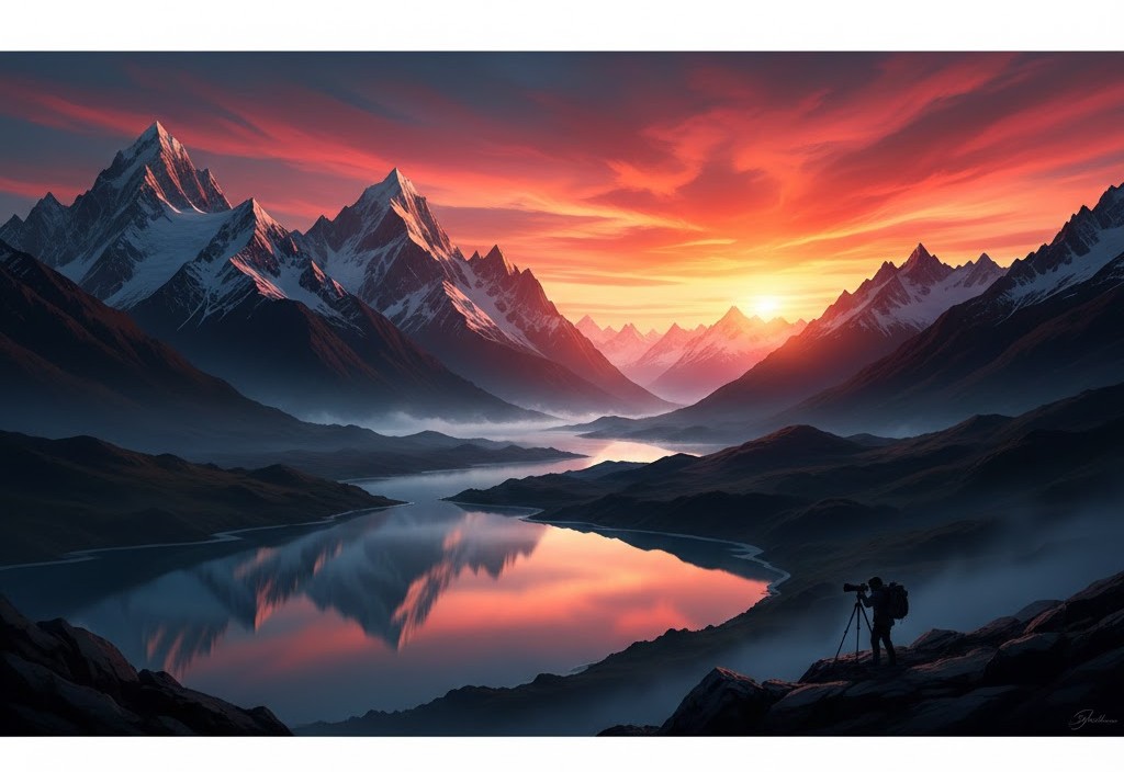 Landscape photography example